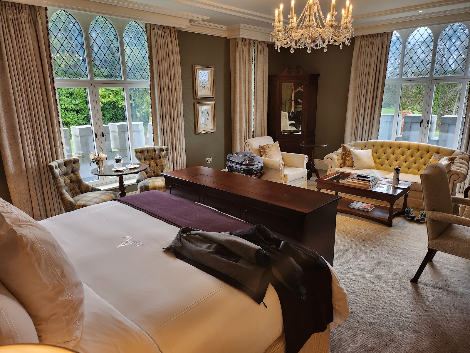 Adare Manor estate and gardens in County Limerick, Ireland
