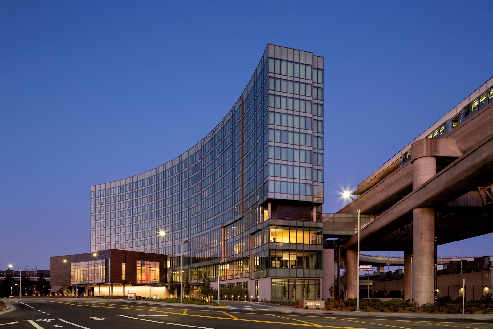 Grand Hyatt at San Francisco International Airport with runway views