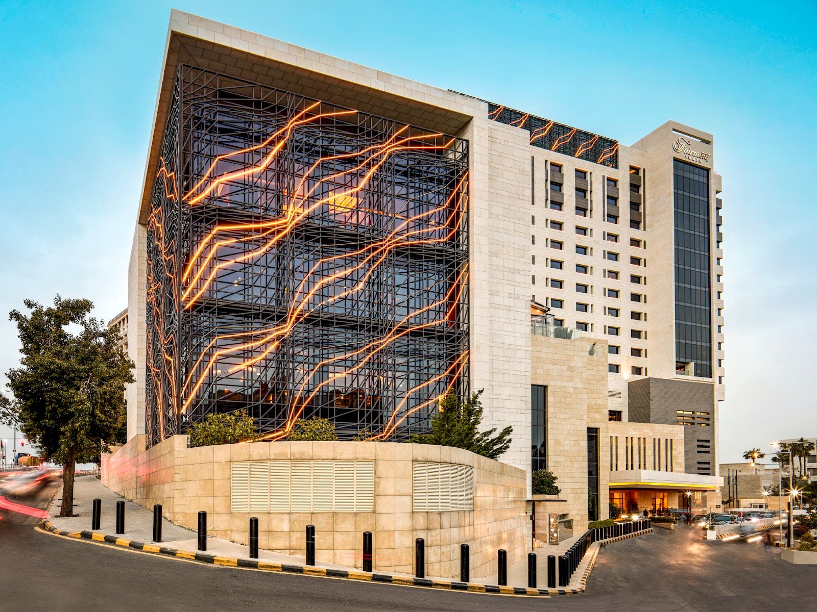 Fairmont Amman tower at 5th Circle Abdoun