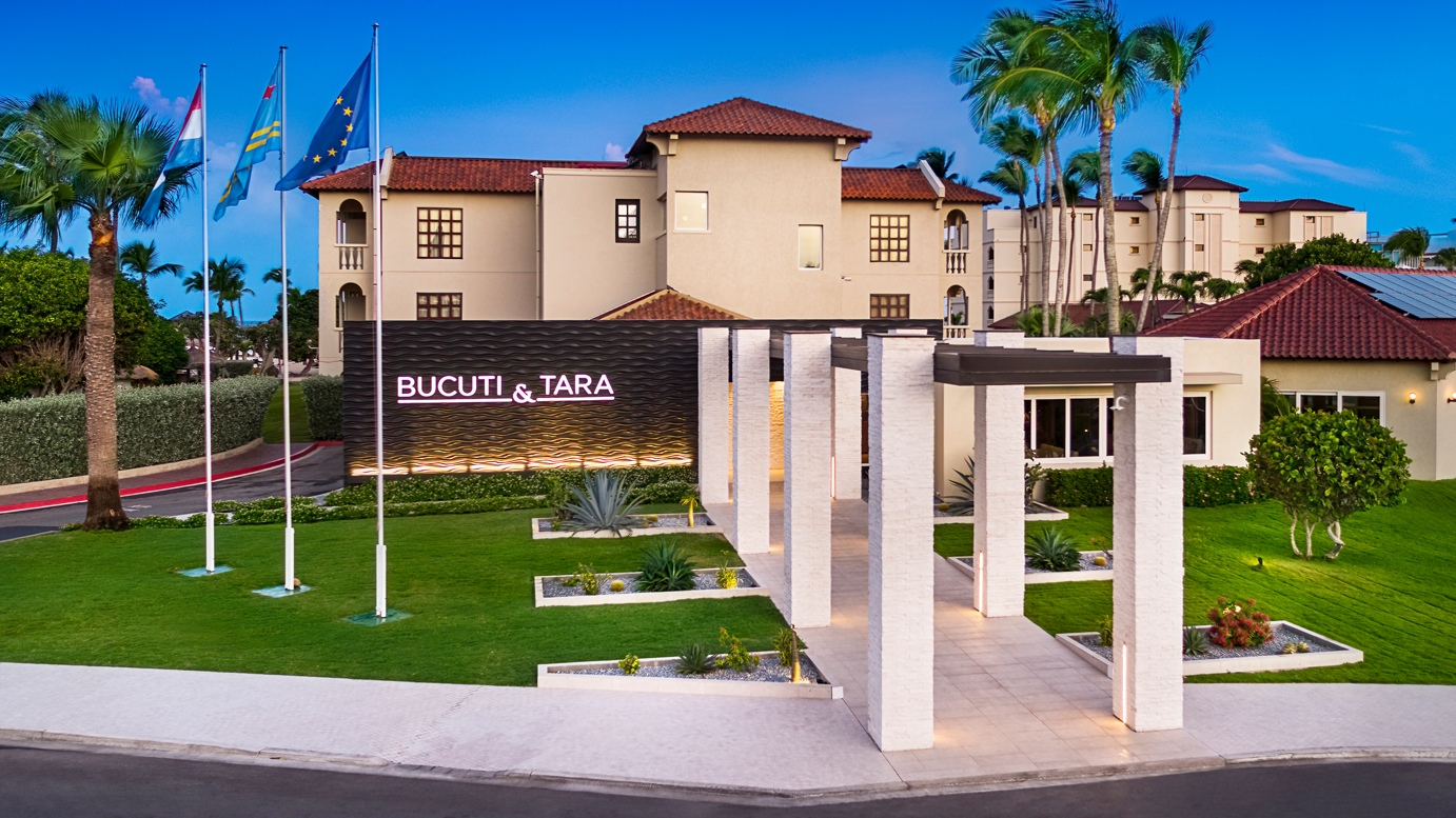 Adults-only beachfront resort Bucuti & Tara on Eagle Beach, Aruba