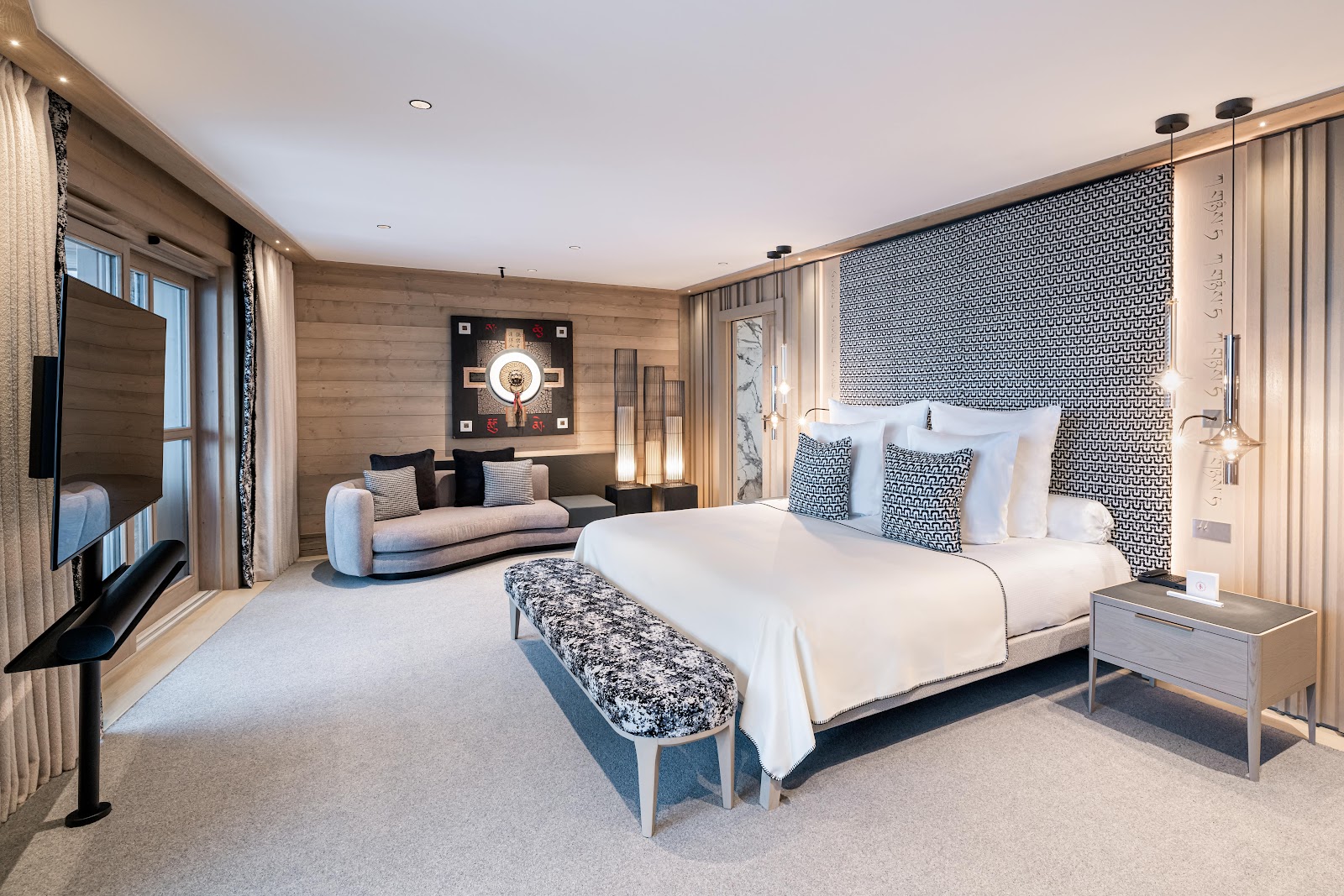 Alpine chalet suite at Le K2 Palace, Courchevel