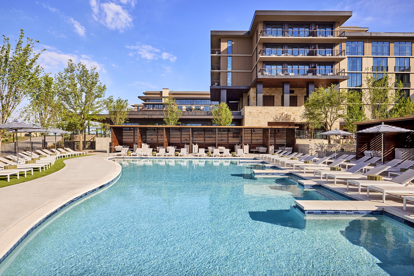 Omni PGA Frisco Resort and its grounds in Frisco, Texas, a favorite parent base during tournament weekends