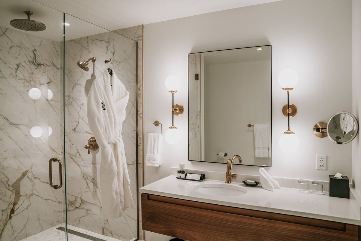 Design-led room at Bottleworks Hotel