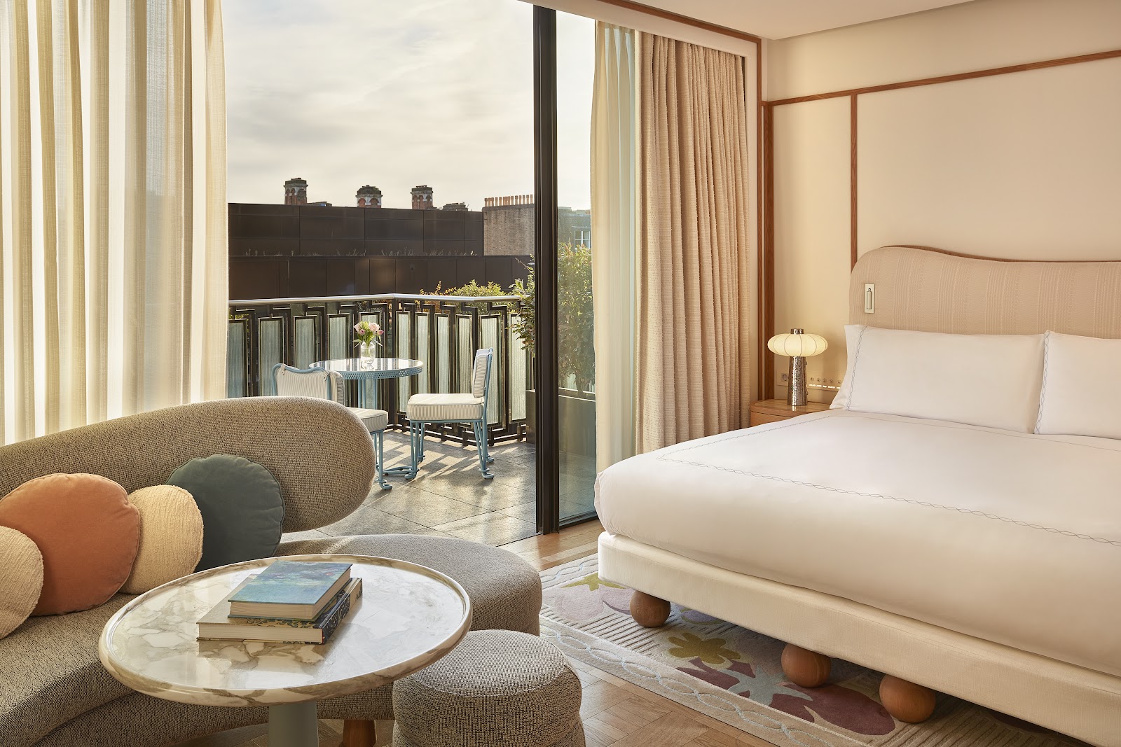 Interior of Claridge's hotel on Brook Street in Mayfair, London