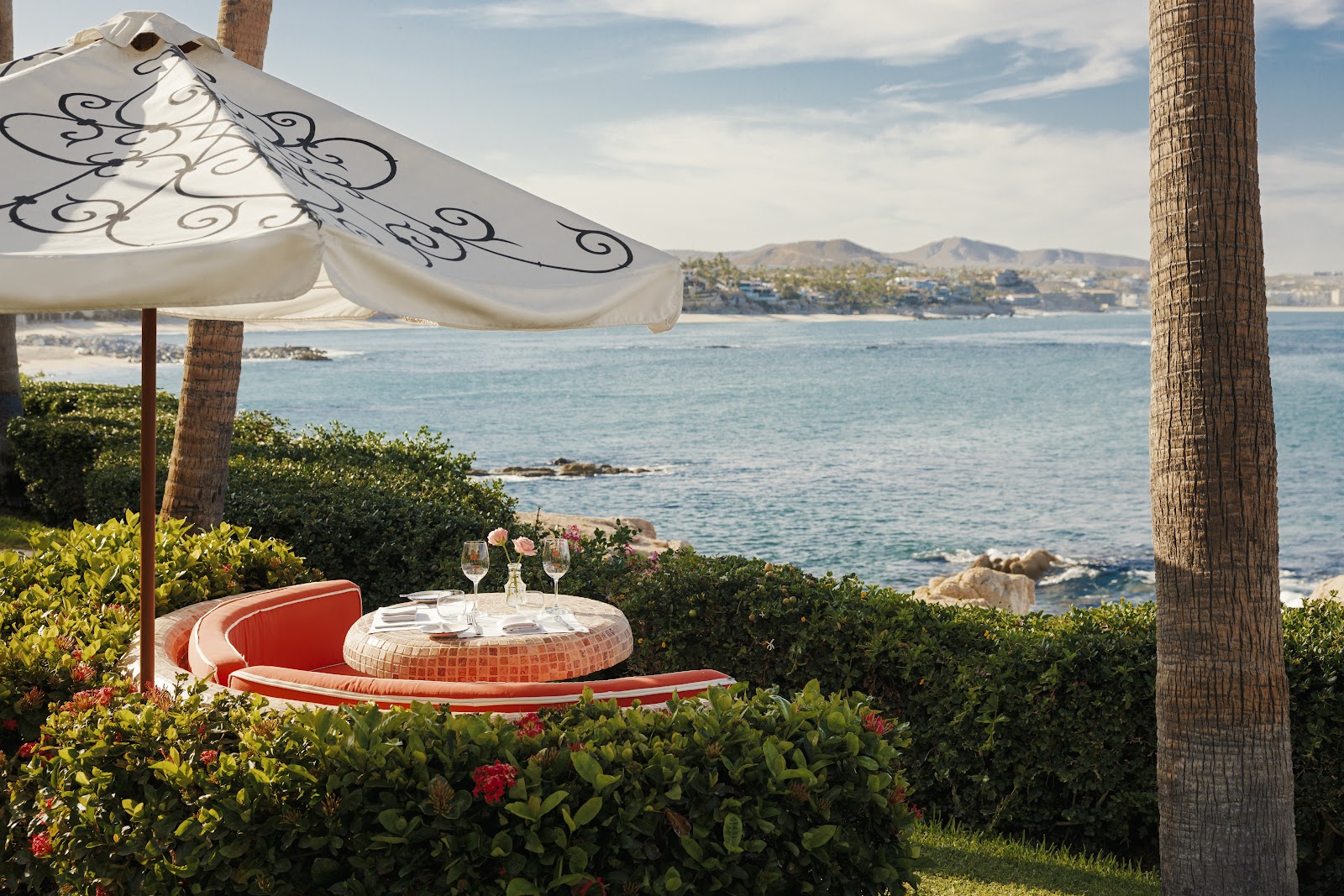 One&Only Palmilla resort above the sea in San Jose del Cabo, Mexico