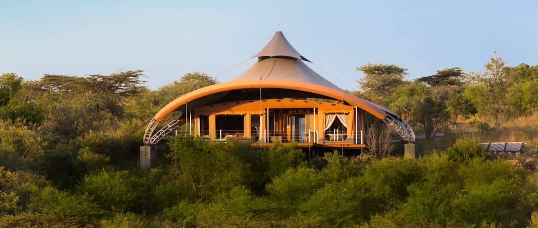 Tented safari suite overlooking the Masai Mara