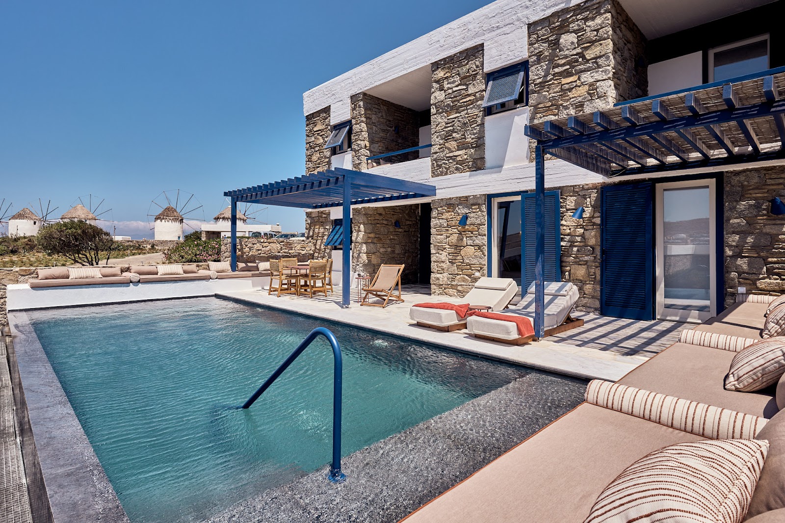 Mykonos Theoxenia, the design hotel beside the windmills in Mykonos Town