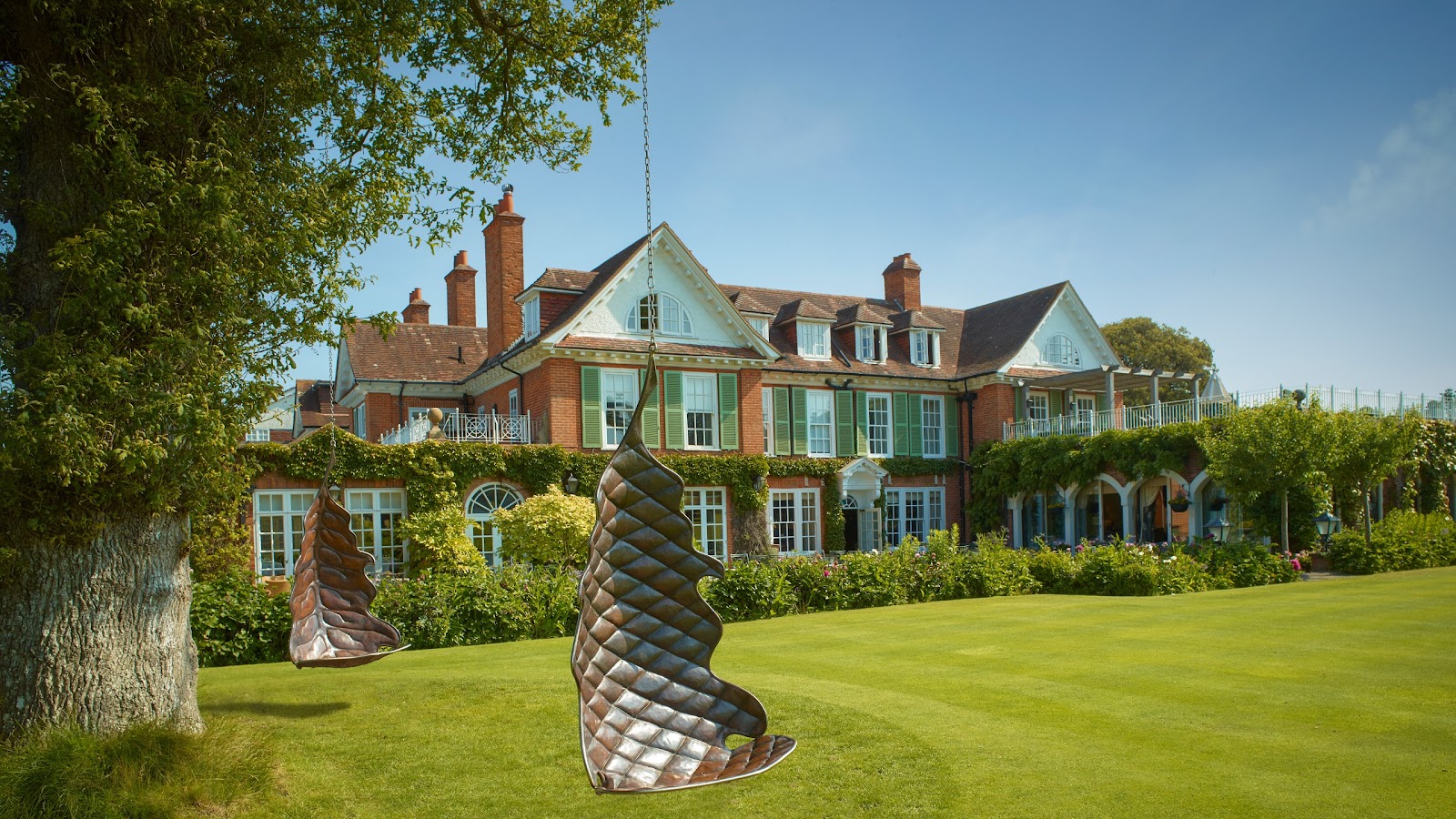 Chewton Glen country house hotel in the New Forest with games and parkland
