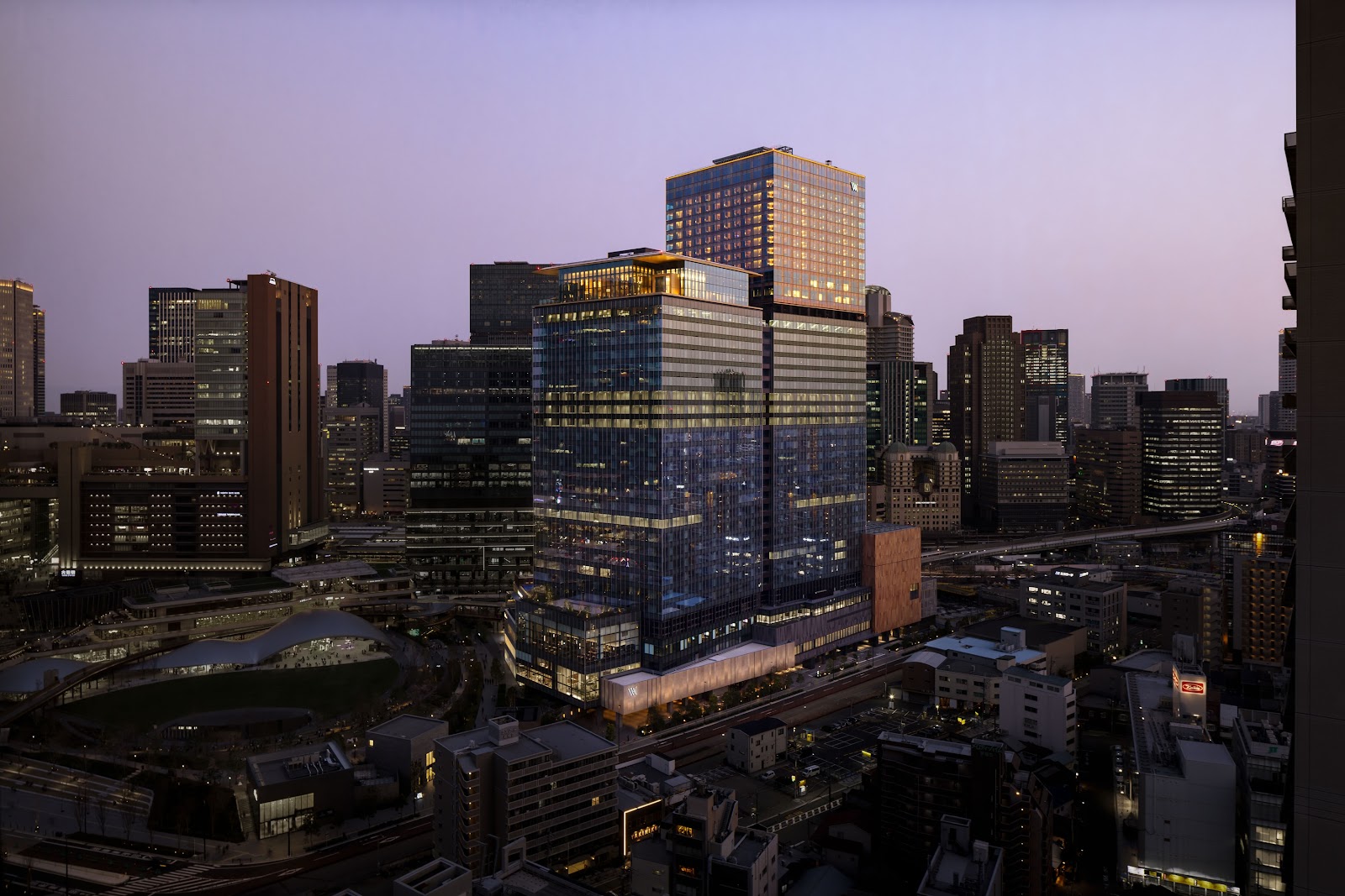 Waldorf Astoria Osaka in the Umekita district, opened April 2025 as the brand's Japan debut