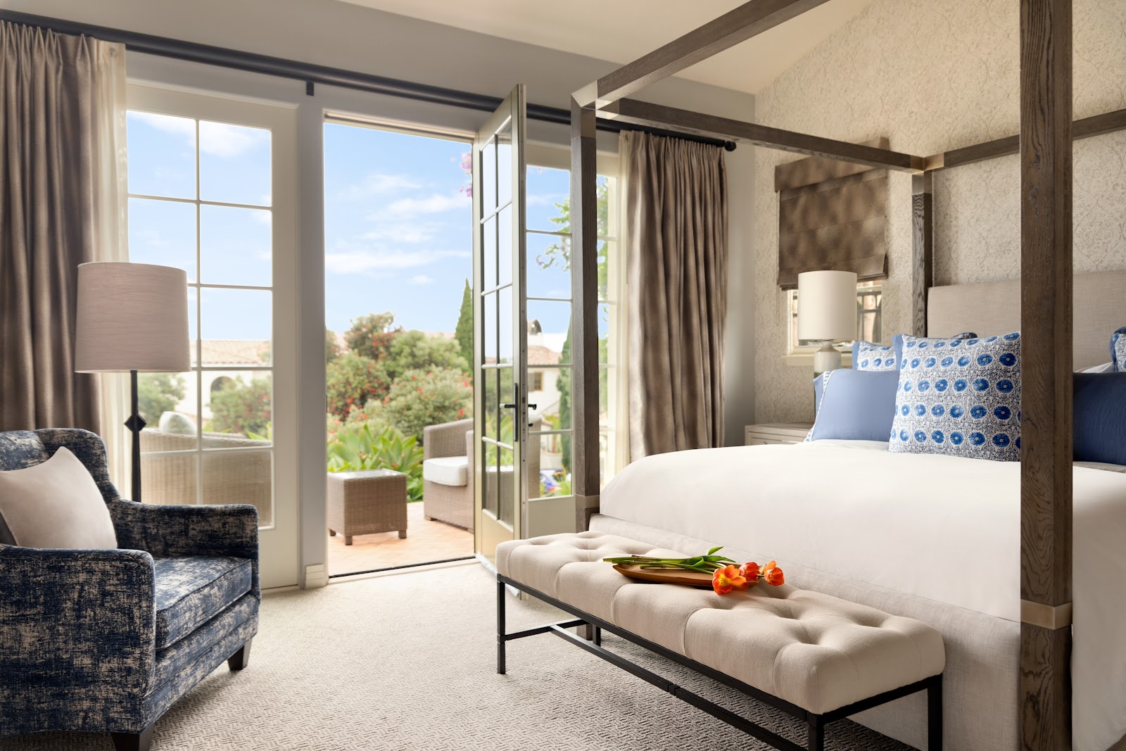 Coastal grounds and guest buildings at Terranea Resort, Rancho Palos Verdes, California