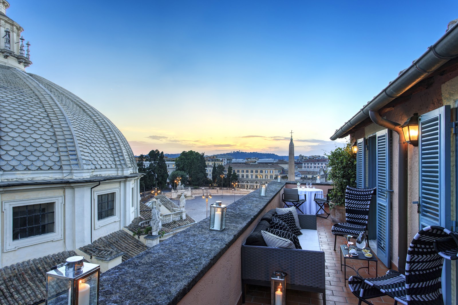 Hotel de Russie and its terraced Secret Garden in Rome