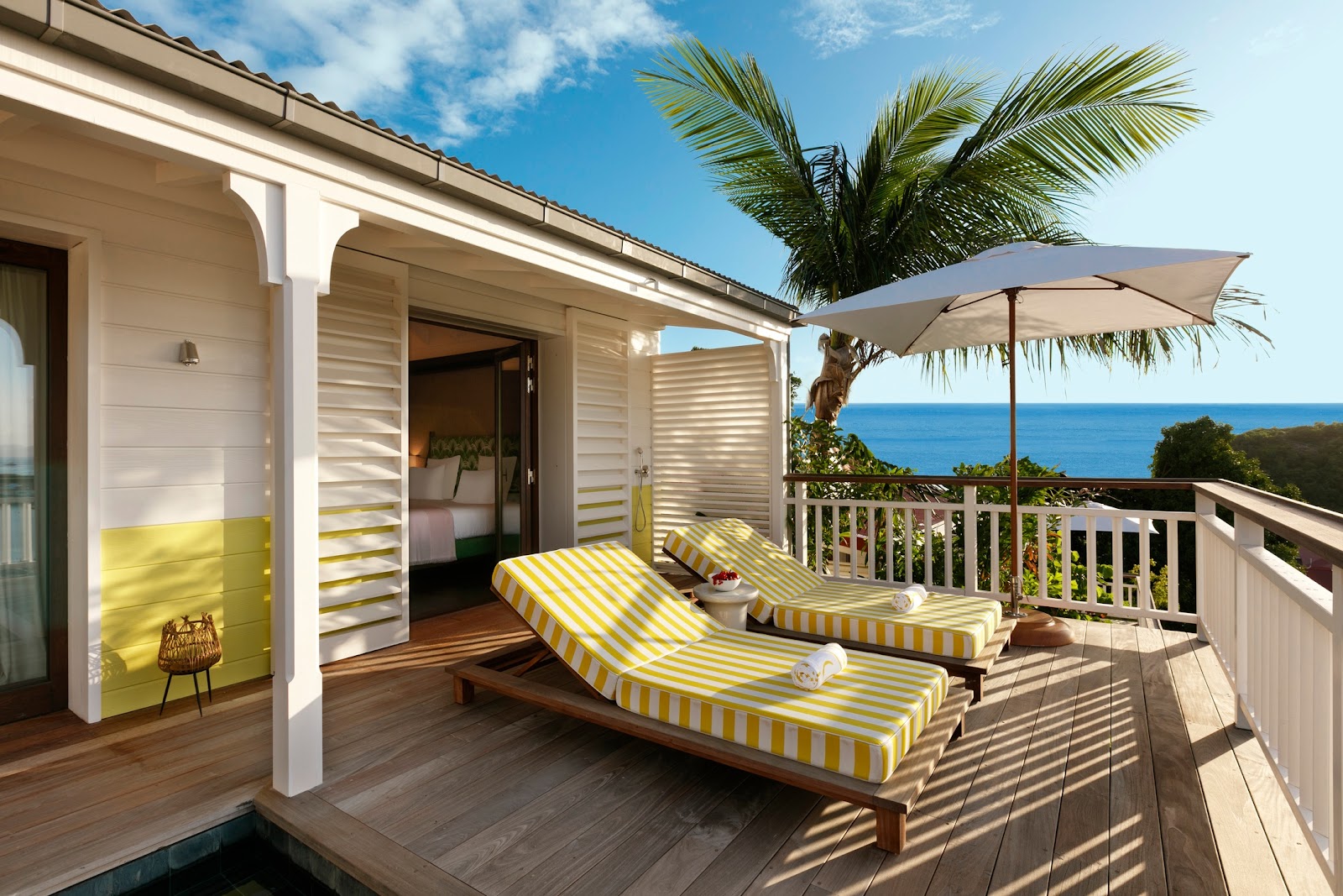 Le Carl Gustaf hillside suites overlooking Gustavia harbour, St. Barths