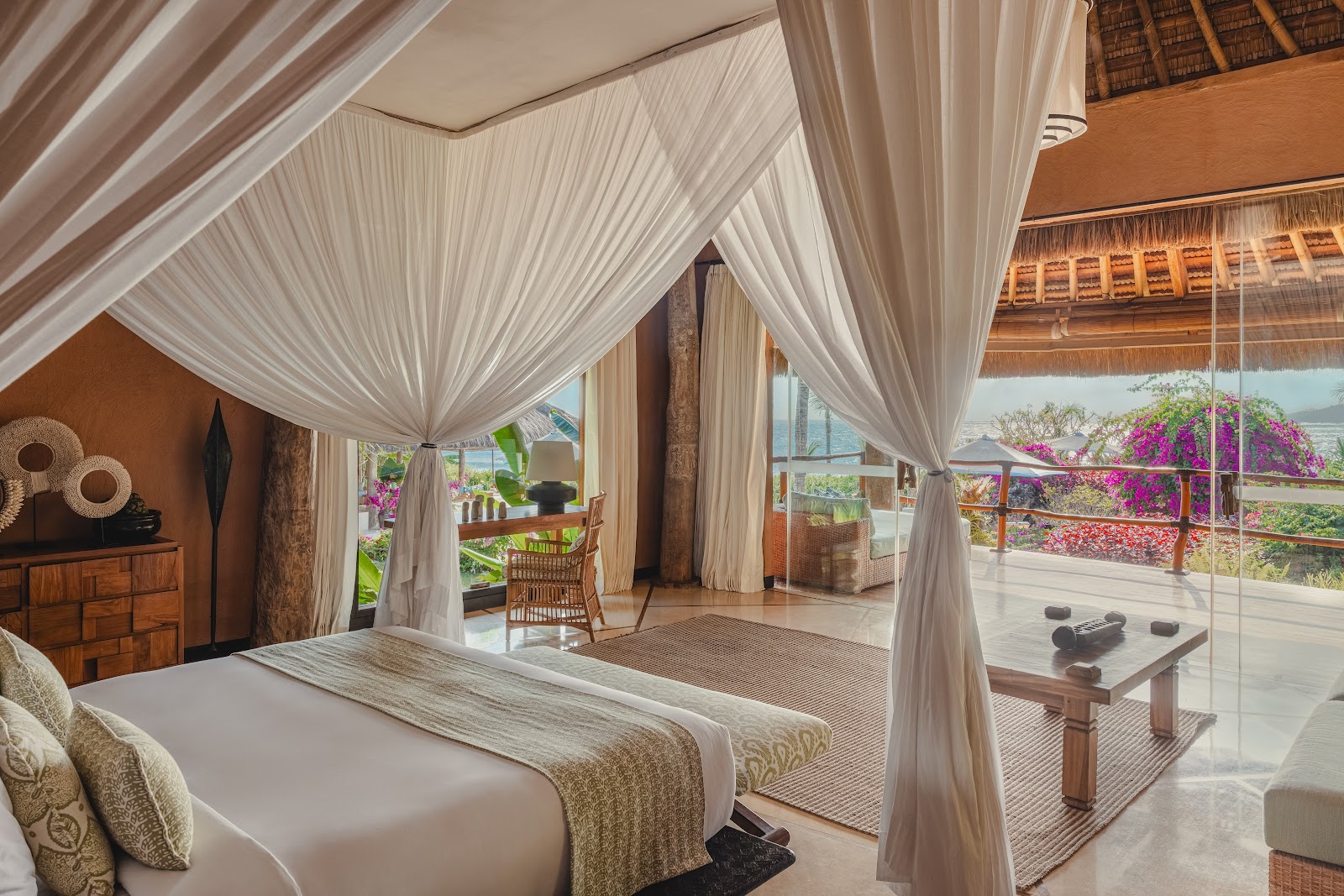 Private pool villa overlooking the ocean at NIHI Sumba, Indonesia